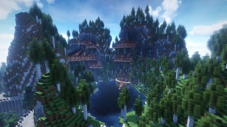 Village birch forest Sama Base